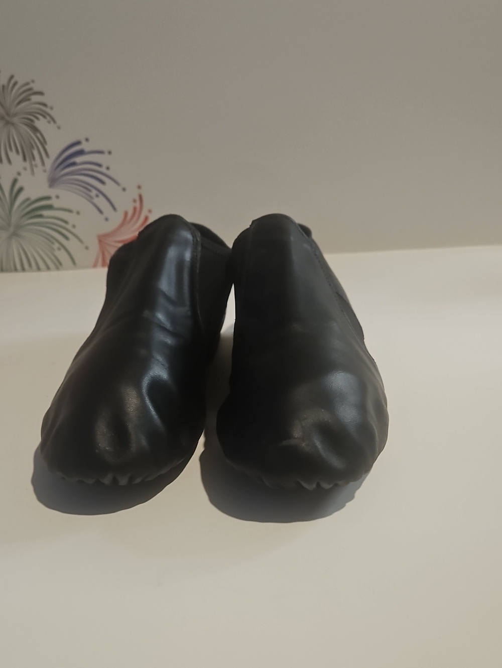 Classic Black Kids  Slip-On DANCE Shoes 4M